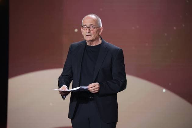 Dominik Graf laudator 1 HONORARY AWARD at the GERMAN FILM AWARD 2025 ceremony in Berlin Copyright: xEventpressxFuhrx