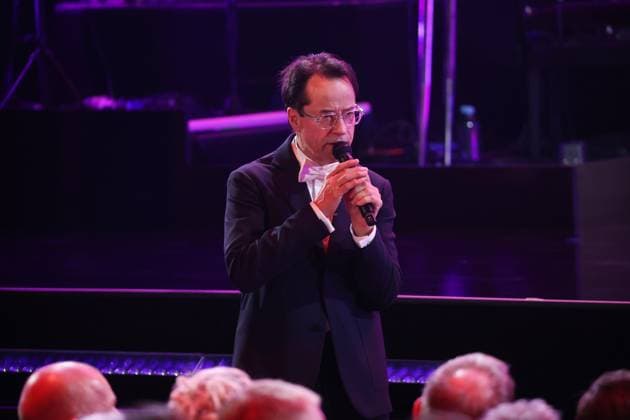 Jan Josef Liefers laudator for the HONORARY AWARD at the GERMAN FILM AWARD 2025 ceremony in Berlin Copyright: xEventpressxFuhrx