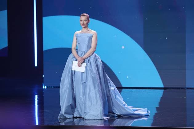 Karoline Herfurth laudator BEST SCENE PICTURE at the GERMAN FILM AWARD 2025 ceremony in Berlin Copyright: xEventpressxFuhrx
