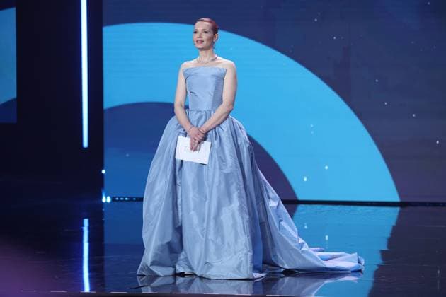 Karoline Herfurth laudator BEST SCENE PICTURE at the GERMAN FILM AWARD 2025 ceremony in Berlin Copyright: xEventpressxFuhrx