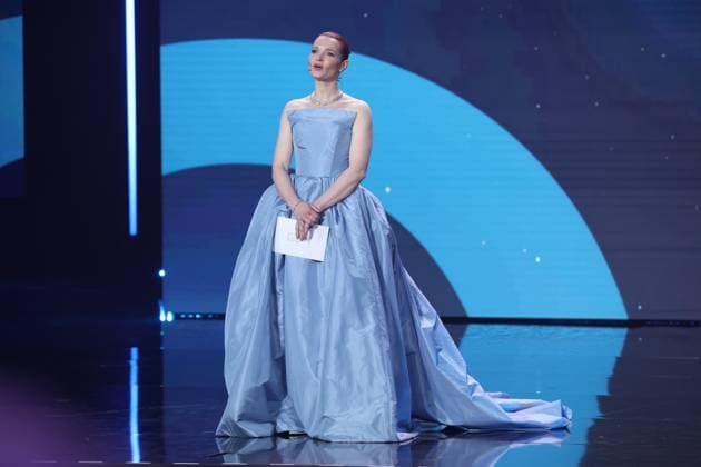 Karoline Herfurth laudator BEST SCENE PICTURE at the GERMAN FILM AWARD 2025 ceremony in Berlin Copyright: xEventpressxFuhrx
