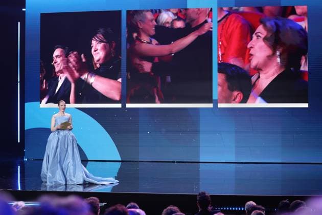 Karoline Herfurth laudator BEST SCENE PICTURE at the GERMAN FILM AWARD 2025 ceremony in Berlin Copyright: xEventpressxFuhrx