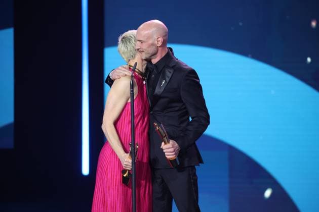 BEST SCENARIO Julian R Wagner Production Design , Melanie Raab Set Dec Â- SEPTEMBER 5 at the GERMAN FILM AWARD 2025 ceremony in Berlin Copyright: xEventpressxFuhrx