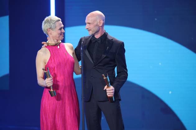 BEST SCENARIO Julian R Wagner Production Design , Melanie Raab Set Dec Â- SEPTEMBER 5 at the GERMAN FILM AWARD 2025 ceremony in Berlin Copyright: xEventpressxFuhrx