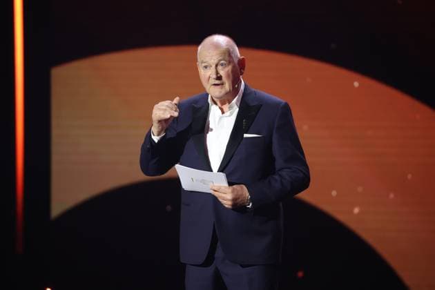 Burghart Klaußner at the DEUTSCHER FILMPREIS 2025 award ceremony in Berlin Copyright: xEventpressxFuhrx