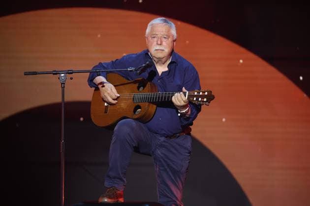 Bilder des Jahres 2025, Entertainment 05 Mai Entertainment Themen der Woche KW19 Entertainment Bilder des Tages Wolf Biermann bei Verleihung DEUTSCHER FILMPREIS 2025 in Berlin *** Wolf Biermann at the DEUTSCHER FILMPREIS 2025 award ceremony in Berlin Copyright: xEventpressxFuhrx