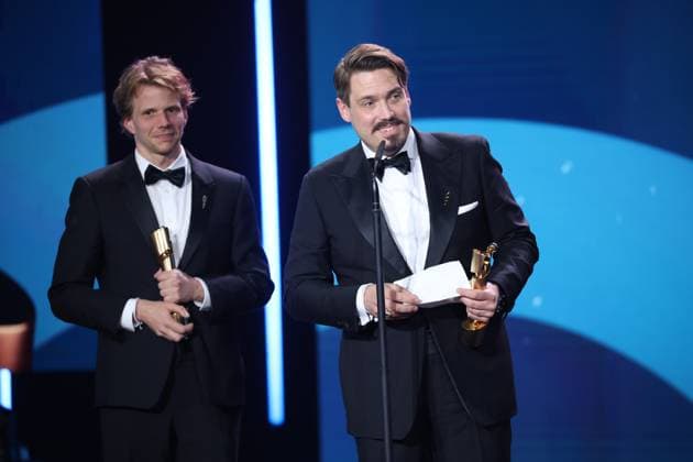 Moritz Binder, Tim Fehlbaum Â- SEPTEMBER 5 BEST SCREENWRITING at the GERMAN FILM AWARD 2025 ceremony in Berlin Copyright: xEventpressxFuhrx