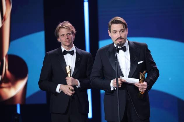 Moritz Binder, Tim Fehlbaum Â- SEPTEMBER 5 BEST SCREENWRITING at the GERMAN FILM AWARD 2025 ceremony in Berlin Copyright: xEventpressxFuhrx