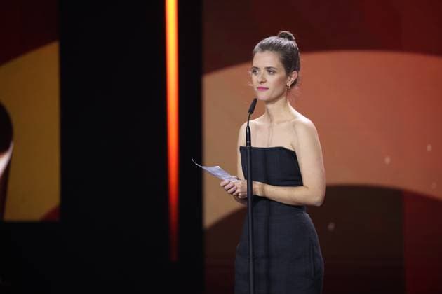 Liv Lisa Fries Â- IN LIEBE, EURE HILDE BESTE WEIBLICHE HAUPTROLLE at the GERMAN FILM AWARD 2025 ceremony in Berlin Copyright: xEventpressxFuhrx