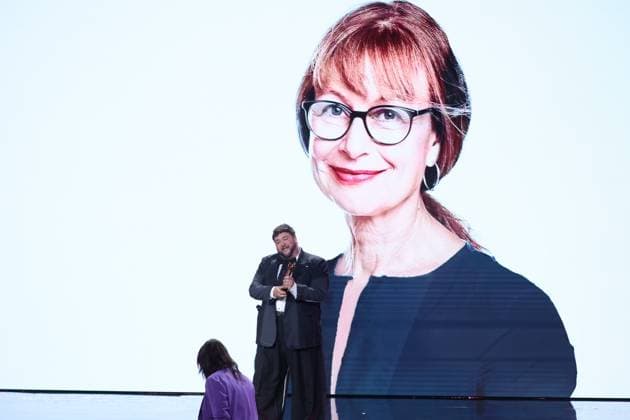 Daniel Zillmann laudator and Sabine Schumann not there Â- SEPTEMBER 5BEST MASK PICTURE at the GERMAN FILM AWARD 2025 ceremony in Berlin Copyright: xEventpressxFuhrx