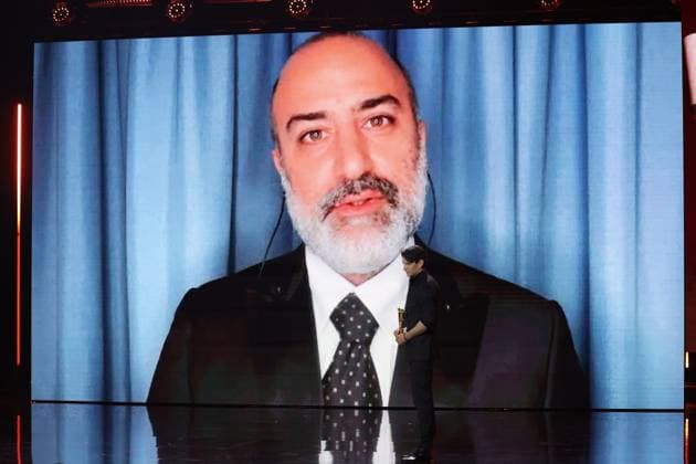 Sabin Tambrea laudator and Misagh Zare not there SCHALTE Â-SAAT DES HEILIGEN FEIGENBAUMS BESTE MÄNLICHE HAUPTROLLE at the GERMAN FILM AWARD 2025 ceremony in Berlin Copyright: xEventpressxFuhrx