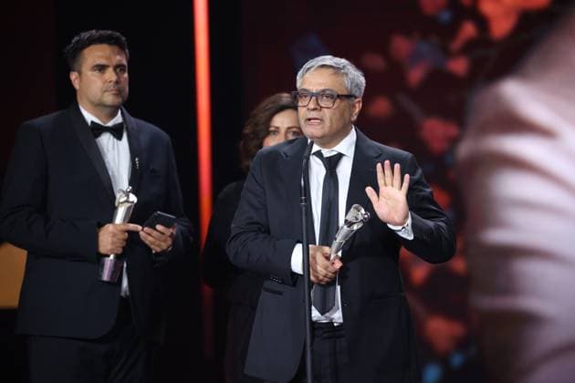 IN LOVE, YOUR HILDE BEST FILM SILVER with Mohammad Rasoulof Â- DIE SAAT DES HEILIGEN FEIGENBAUMS at the GERMAN FILM AWARD 2025 ceremony in Berlin Copyright: xEventpressxFuhrx