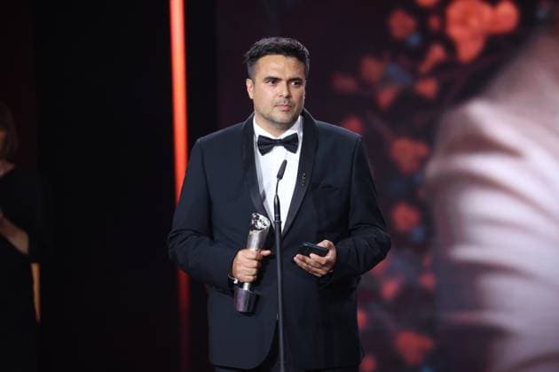 IN LOVE, YOUR HILDE BEST FILM SILVER with Mohammad Rasoulof Â- DIE SAAT DES HEILIGEN FEIGENBAUMS at the GERMAN FILM AWARD 2025 ceremony in Berlin Copyright: xEventpressxFuhrx