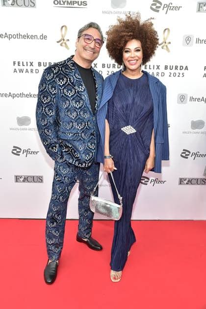 20 FELIX BURDA AWARD 2025 in Berlin Mousse T with girlfriend Khadra Sufi at the most important event Prevention connects us The Felix Burda Foundation honors outstanding commitment and pioneering research in the field of colorectal cancer prevention in Berlin, on 09 05 2025 Photopress Mueller