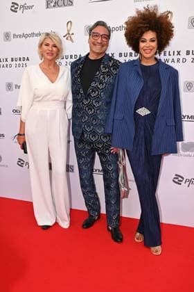 Barbara Klein, Mousse T and Khadra Sufi at the Felix Burda Award on 9 05 2025 in Berlin Felix Burda Award 2025 in Berlin