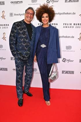Mousse T and Khadra Sufi at the Felix Burda Award on 9 05 2025 in Berlin Felix Burda Award 2025 in Berlin