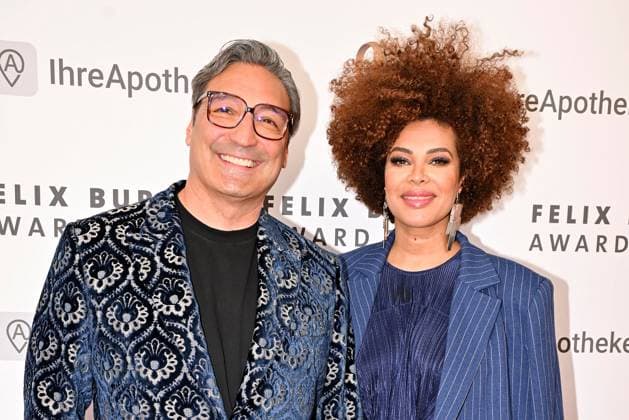 Mousse T and Khadra Sufi at the Felix Burda Award on 9 05 2025 in Berlin Felix Burda Award 2025 in Berlin