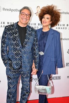 Mousse T and Khadra Sufi at the Felix Burda Award on 9 05 2025 in Berlin Felix Burda Award 2025 in Berlin