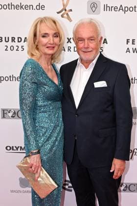 Wolfgang Kubicki and his wife Annette Marberth Kubicki at the Felix Burda Award on 9 05 2025 in Berlin Felix Burda Award 2025 in Berlin
