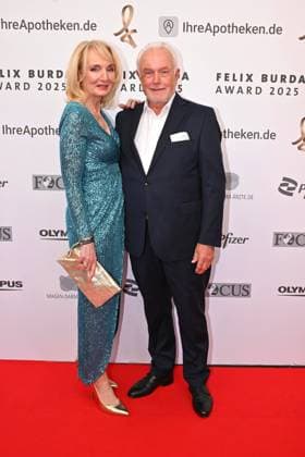 Wolfgang Kubicki and his wife Annette Marberth Kubicki at the Felix Burda Award on 9 05 2025 in Berlin Felix Burda Award 2025 in Berlin