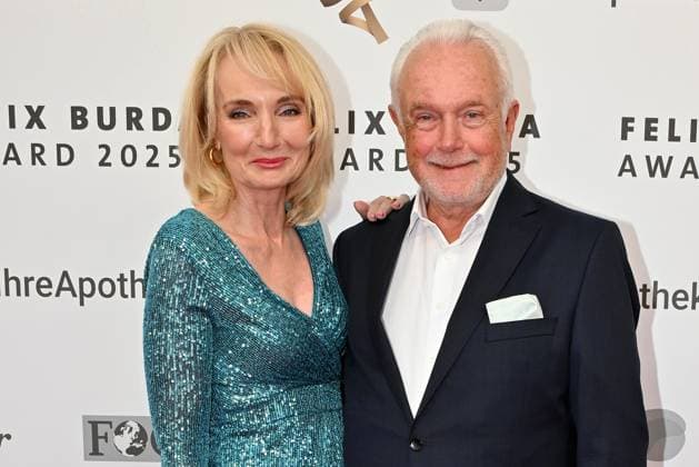 Wolfgang Kubicki and his wife Annette Marberth Kubicki at the Felix Burda Award on 9 05 2025 in Berlin Felix Burda Award 2025 in Berlin