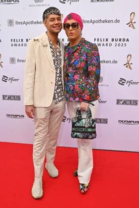 Marcell Damaschke and Julian F M Stoeckel at the Felix Burda Award on 9 05 2025 in Berlin Felix Burda Award 2025 in Berlin