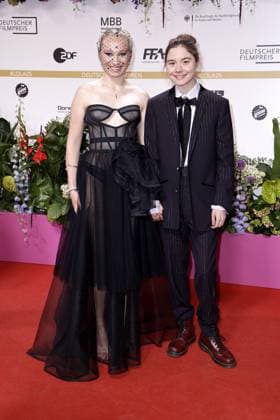 Helena Zengel and Hannah Schiller at the German Film Award ceremony on 9 05 2025 in Berlin German Film Award 2025 in Berlin