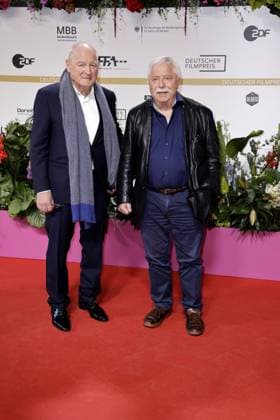 Burhart Klaussner and Wolf Biermann at the German Film Award ceremony on 9 05 2025 in Berlin German Film Award 2025 in Berlin
