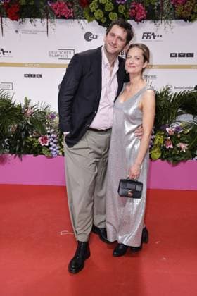 Sebastian Schwarz and Marie Burchard at the German Film Award ceremony on 9 05 2025 in Berlin German Film Award 2025 in Berlin