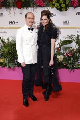 Godehard Giese and Kim Riedle at the German Film Award ceremony on 9 05 2025 in Berlin German Film Award 2025 in Berlin