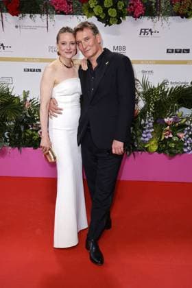 Anne Ratte Polle and Oliver Masucci at the German Film Award ceremony on 9 05 2025 in Berlin German Film Award 2025 in Berlin