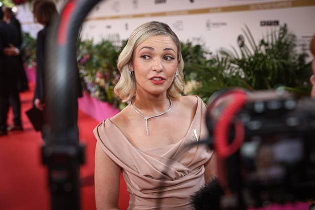 GERMAN FILM AWARD 2025 ceremony in Berlin Emma Drogunova Emma Nova on the red carpet at the Lola German Film Award 2025 ceremony at the Theater am Potsdamer Platz in Berlin Date 10 05 2025 Copyright: xEventpressx