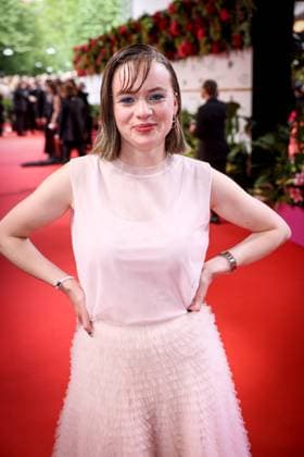 GERMAN FILM AWARD 2025 ceremony in Berlin Luna Wedler on the red carpet at the Lola German Film Award 2025 ceremony at the Theater am Potsdamer Platz in Berlin Date 10 05 2025 Copyright: xEventpressx