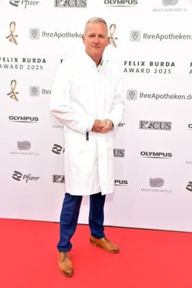 20 FELIX BURDA AWARD 2025 in Berlin Dr med Jens Aschenbeck, Aschenbeck, Dr Aschenbeck, Gastroenterology, Internal Medicine, Practice, Berlin, Spandau at the most important event prevention connects us for the 20th time the Felix Burda Awards The Felix Burda Foundation honors outstanding commitment and pioneering research in the field of colorecta Photopress Mueller