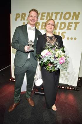 20 FELIX BURDA AWARD 2025 in Berlin Giulia Kuchmann and Clemens Kraemer from the Krebsgesellschaft Nordrhein Westfalen e V accepted the prize in the category Ò Commitment of the Year Ó at the most important event prevention connects us The Felix Burda Foundation honors outstanding commitment and pioneering rese Photopress Mueller