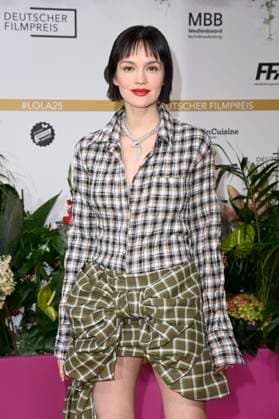Emilia Schüle at the 75th German Film Award 2025 ceremony at the Theater am Potsdamer Platz Berlin, 09 05 2025 Foto:xF.xKernx xFuturexImagex filmpreis_5562