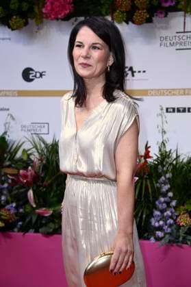 Annalena Baerbock at the 75th German Film Awards 2025 ceremony at the Theater am Potsdamer Platz Berlin, 09 05 2025 Foto:xN.xKubelkax xFuturexImagex filmpreis_5583