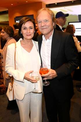 Sandra Maischberger with husband Samuel Kerhart at the 75th German Film Awards 2025 ceremony at the Theater am Potsdamer Platz Berlin, 09 05 2025 Foto:xF.xKernx xFuturexImagex filmpreis_5649