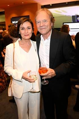 Sandra Maischberger with husband Samuel Kerhart at the 75th German Film Awards 2025 ceremony at the Theater am Potsdamer Platz Berlin, 09 05 2025 Foto:xF.xKernx xFuturexImagex filmpreis_5650