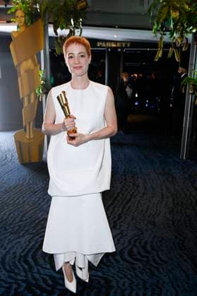 Leonie Benesch at the 75th German Film Award 2025 ceremony at the Theater am Potsdamer Platz Berlin, 09 05 2025 Foto:xF.xKernx xFuturexImagex filmpreis_5658