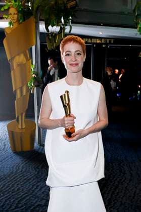 Leonie Benesch at the 75th German Film Award 2025 ceremony at the Theater am Potsdamer Platz Berlin, 09 05 2025 Foto:xF.xKernx xFuturexImagex filmpreis_5660