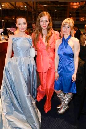 Karoline Herfurth, Pheline Roggan and Laura Fischer at the 75th German Film Awards 2025 ceremony at the Theater am Potsdamer Platz Berlin, 09 05 2025 Foto:xF.xKernx xFuturexImagex filmpreis_5673