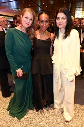 Nina Eichinger, Hadnet Tesfai and Jasmin Tabatabai at the 75th German Film Awards 2025 ceremony at the Theater am Potsdamer Platz Berlin, 09 05 2025 Foto:xF.xKernx xFuturexImagex filmpreis_5699