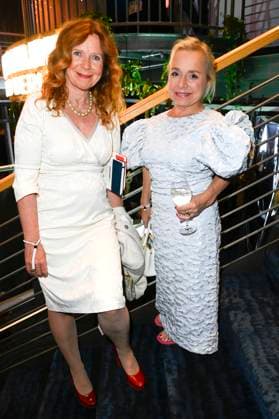 Marion Kracht and ChrisTine Urspruch at the 75th German Film Awards 2025 ceremony at the Theater am Potsdamer Platz Berlin, 09 05 2025 Foto:xF.xKernx xFuturexImagex filmpreis_5702