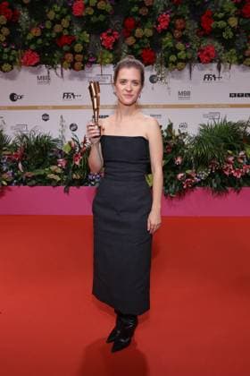 09 05 2025, Award winner Liv Lisa Fries at the 75th German Film Award Ceremony, 2025, in Berlin, Red Carpet,
