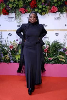 09 05 2025, Nikeata Thompson at the 75th German Film Award Ceremony, 2025, in Berlin, Red Carpet, Berlin Germany, Germany