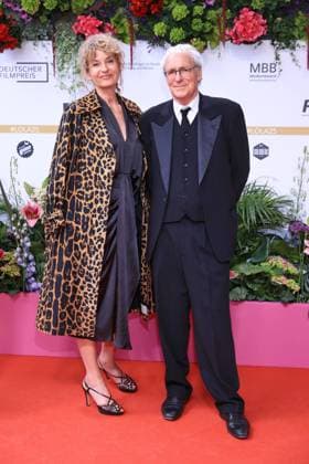 09 05 2025, Franziska Schlattner and August Zirner at the 75th German Film Award Ceremony, 2025, in Berlin, Red Carpet, Berlin Germany, Germany
