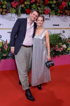 09,05 2025, Sebastian Schwarz and Marie Burchard at the 75th German Film Award Ceremony, 2025, in Berlin, Red Carpet, Berlin Germany, Germany