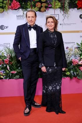 09,05 2025, Timo Jacobs and Barbara Philipp at the 75th German Film Award Ceremony, 2025, in Berlin, Red Carpet, Berlin Germany, Germany