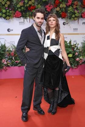 09 05 2025, Max Befort and Lilja van der Zwaag at the 75th German Film Award Ceremony, 2025, in Berlin, Red Carpet, Berlin Germany, Germany